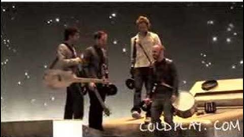 Coldplay - Making Talk Video (5th November 2005)
