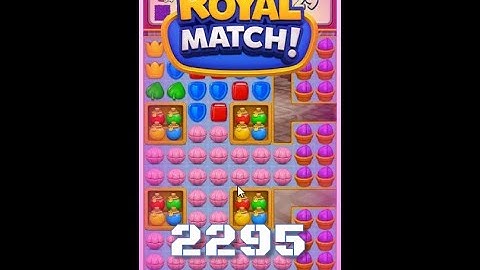 Royal Match Level 2295 - Hard Level - No Boosters Gameplay