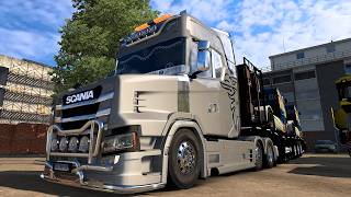 Scania S Tcab DC13 Real Engine Sound EuroTrack Simulator 2 1.52 POV Truck Driving｜Grand Utopia ＃38 screenshot 5
