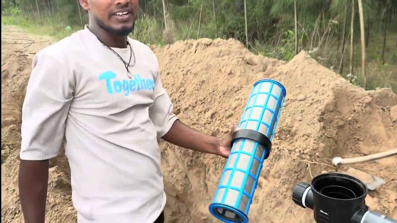 சொட்டு நீர்  பாசனமுறையில் filtter சுத்தம் செய்தல் மற்றும் pressure check பண்றது 