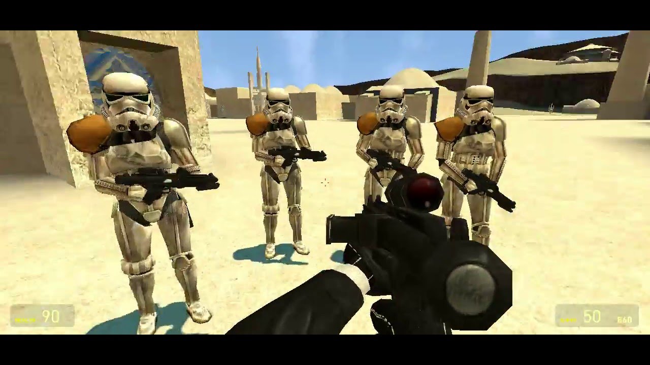 Gmod Star Wars Npc battle. YouTube