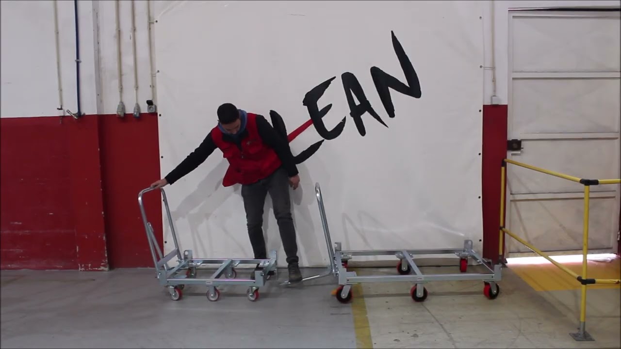 Lean Manufacturing - 4lean - Maxi Wagon with customized arm