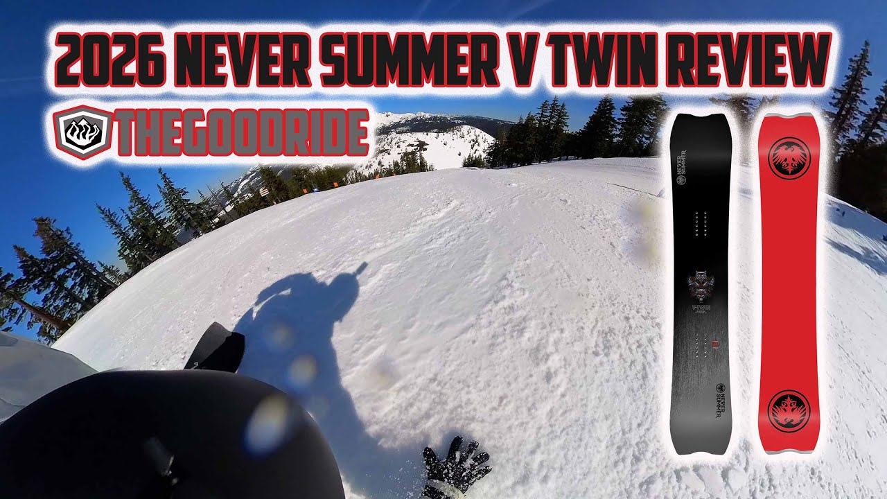 Never Summer V-Twin Snowboard Review (with video)