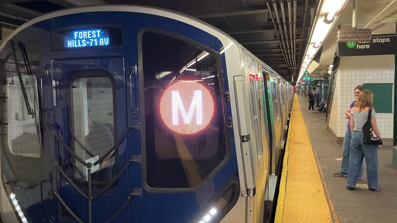 R211a M Train At Church Ave! - YouTube