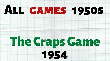 Игра (game) The Craps Game --- обзор (review) 1954 (Eng sub)