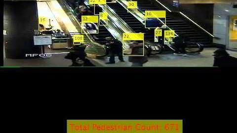 Pedestrian Counting: Full Video