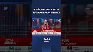 Son Dakika I Eylül Ayı Enflasyon Rakamları Açıklandı #shorts #enflasyon #haber