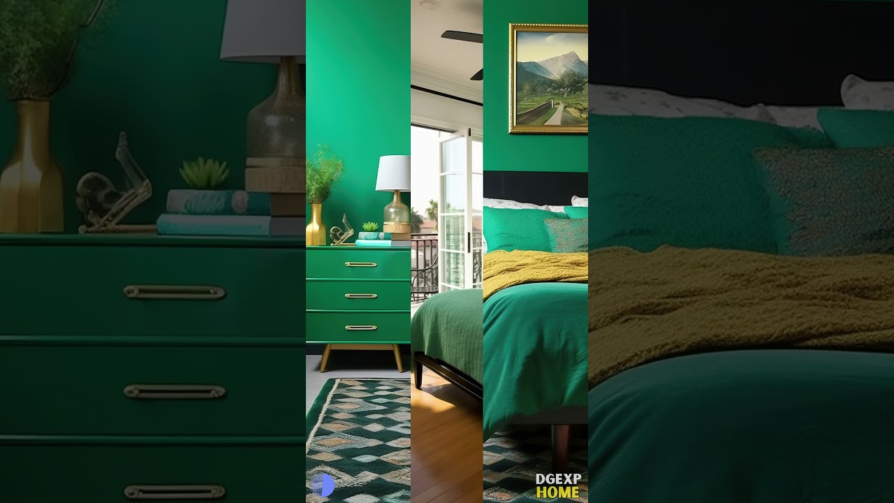 Emerald Green Bedroom Ideas: 20 Designs for 2023  #bedroomdesigns #bedroomdesign