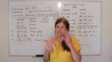 Geometry: Proofs and Statements about Line Segments (2.5)