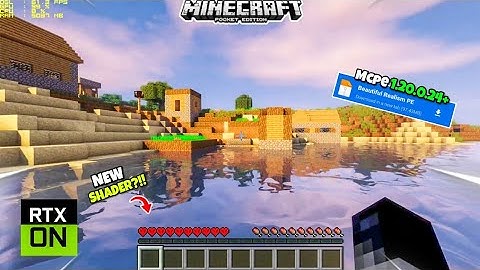 [ Ultra ] Realistic 🥳 Shader For Minecraft Pe 1.19/1.20|| Shaders For Mcpe 1.19|| Rtx Shader Mcpe ||
