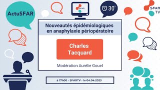 Nouveautés épidémiologiques en anaphylaxie périopératoire.