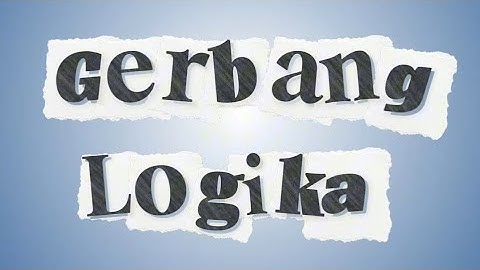Gerbang logika menggunakan circuit simulator 