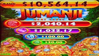 Jumanji: Next Level Slot Machine – Big Win Bonus Play!