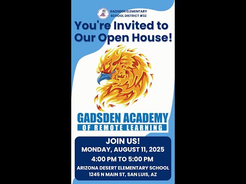 Gadsden Academy of Remote Learning Open House