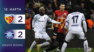 Yukatel Kayserispor 2-2 Adana Demirspor 12. Hafta - 202223