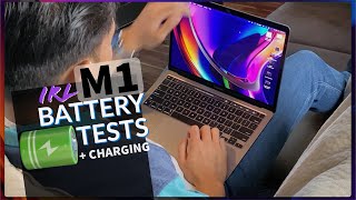 8 Days of BATTERY TESTS + Charging [IRL] - M1 MACBOOK PRO