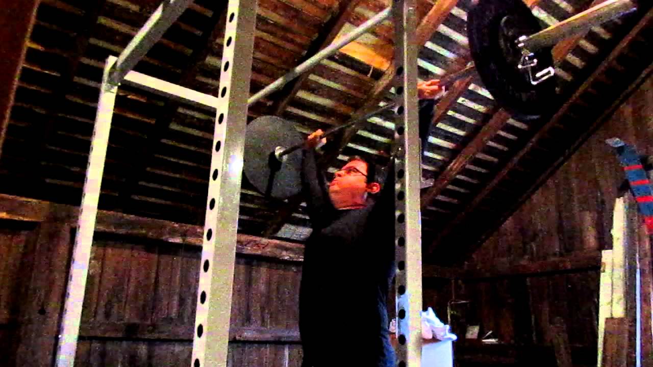155lb overhead press Stronglifts YouTube
