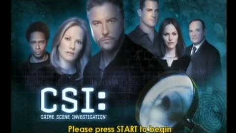 CSI: Crime Scene Investigation - Loading Sequence and Attract Mode
