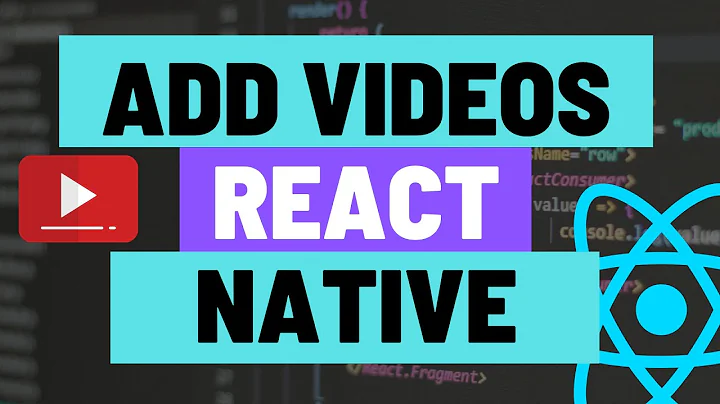 How to Add Videos to your Expo React Native Apps - Video File in Source Code and URL