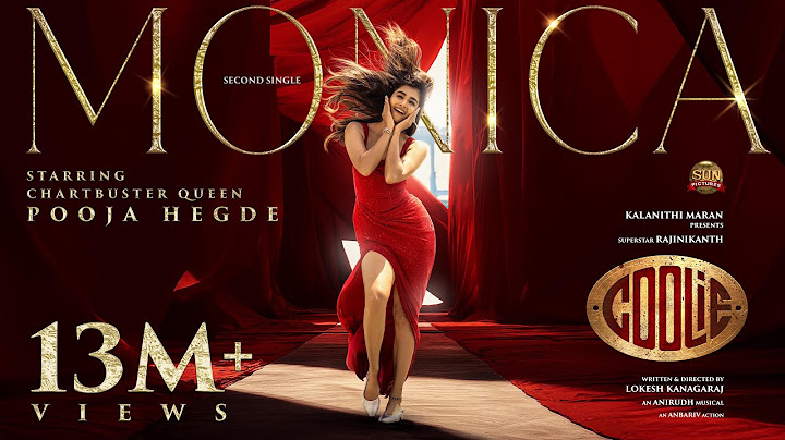 Monica - Lyric Video| COOLIE | Superstar Rajinikanth | Sun Pictures | Lokesh | Anirudh | Pooja Hegde