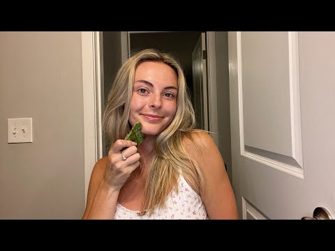 ASMR | Gua sha & Face Massage on Myself 💆🏼‍♀️