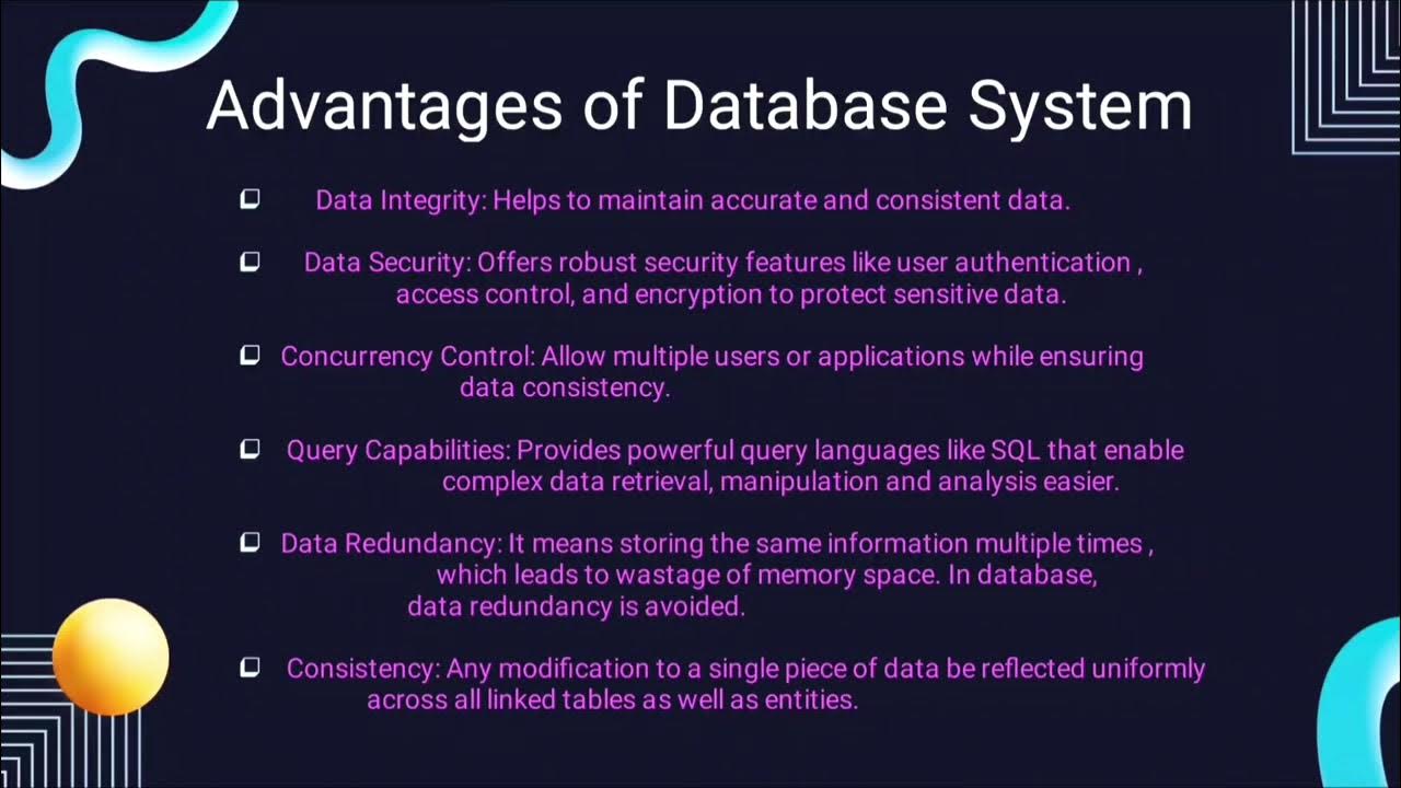 Traditional file system vs dbms advantages of dbms youtube