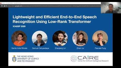 ICASSP 2020 - Lightweight and Efficient End-to-End Speech Recognition Using Low-Rank Transformer