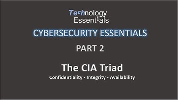 CIA Triad | Cybersecurity Essentials | Part 2