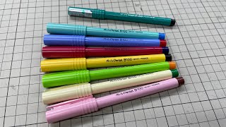 「もはや、新感覚」あれ？フランス製？大きさが違う？【文具王の文具ミニ便】ボールぺんてる45周年限定カラー（2017年）