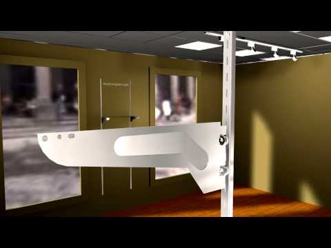 Medium Duty 12" Shelf Bracket To Use With Snap-on Attachments
