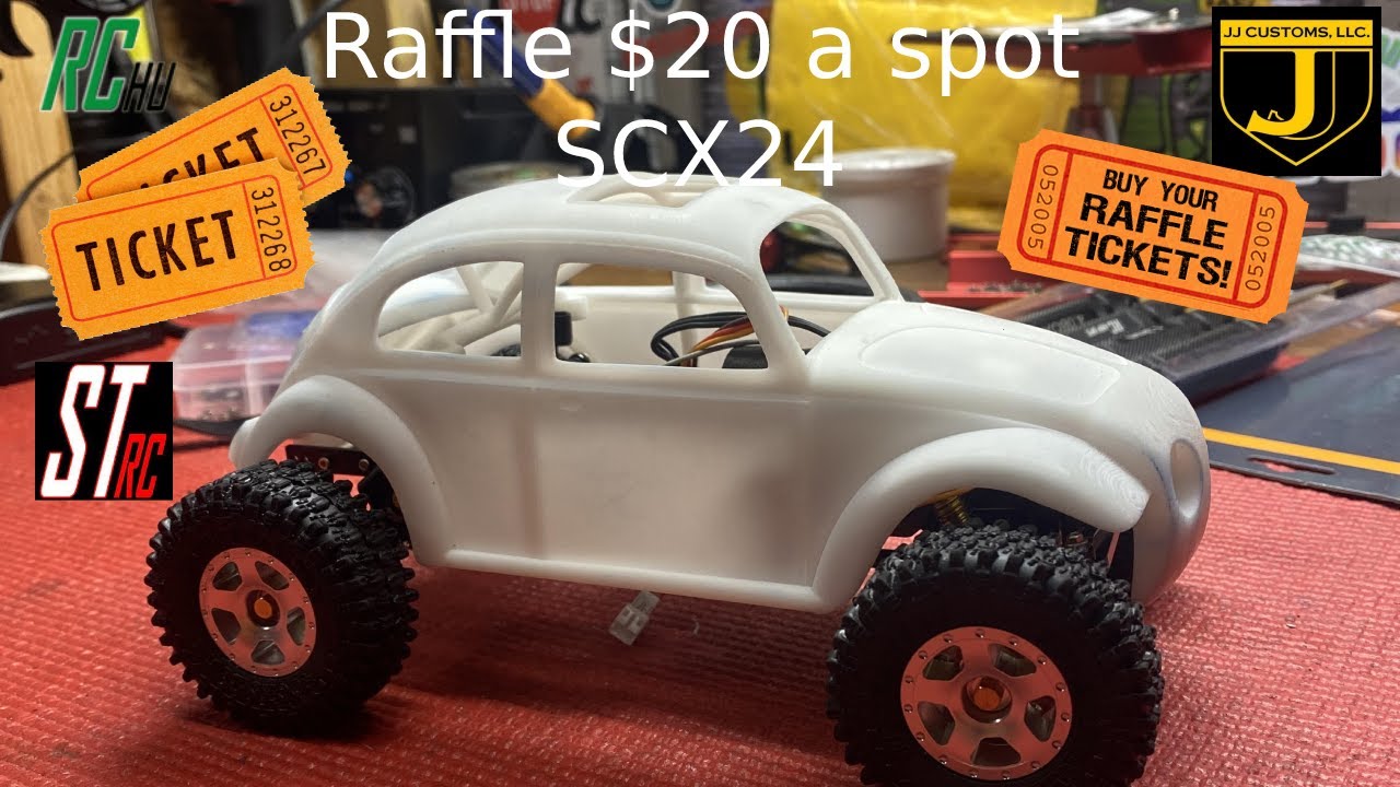 Raffle SCX24 Raffle - Installing the RC Hop Ups 2300kv brushless motor ...