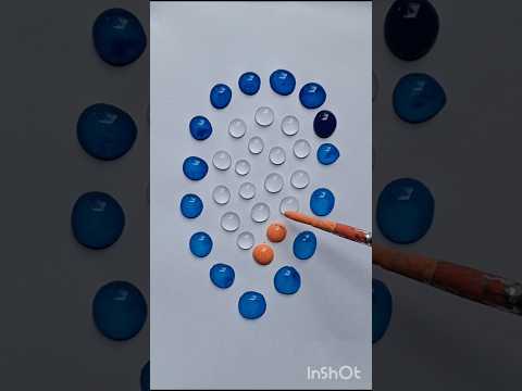 Water drop color mixing #shorts #art #waterdrop