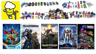 Different Transformer Series Movie Rise of the Beasts The Last Knight Earthspark animated TFP