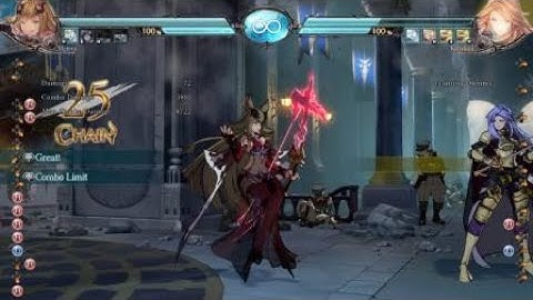 GBVS Metera corner blockstring into mixup