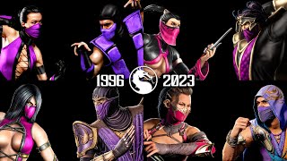 Evolution of Mileena vs Rain fight MK3 - MK1 | 2K 60FPS