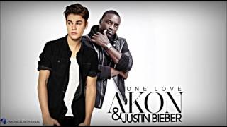 Akon   One Love Feat  Justin Bieber Official Audio   YouTube