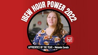 IBEW Hour Power 2022 Apprentice of the Year - Melenie Zavala