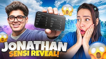 Jonathan Gaming Sensitivity Revealed 😱 BGMI Sensitivity Settings (100% Tested✅)
