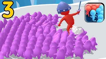 Count Masters & Stickman Clash - All Max Levels (43-58) Gameplay Walkthrough Part 3