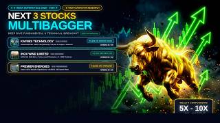 Next 3 Multibagger Stocks In India (2026-2030) 🚀 5X - 10X Potential Growth!