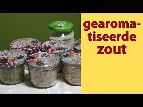 Video: Zelf Gearomatiseerd Zout Maken