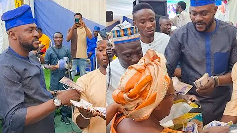 Mother And Son Dance! See Odunlade Adekola Dance With His Mom At Her 70th Birthday.