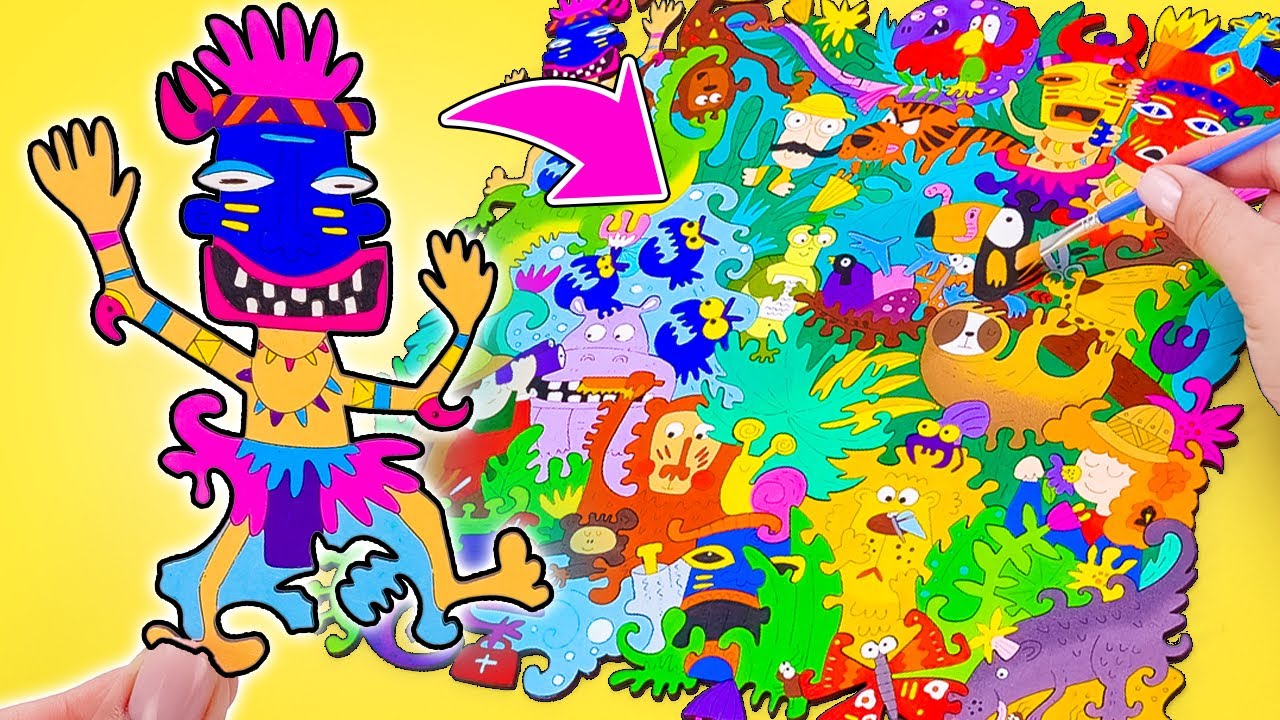 Дикие приключения Сэма в джунглях! 🐍🦜 Превратились в головоломку?!