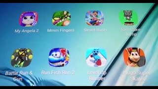 My Angela 2, Mmm Fingers, Hugo Skater, Run Fish Run 2, Tom Cake Jump, Street Rush, Level Up Runner screenshot 1