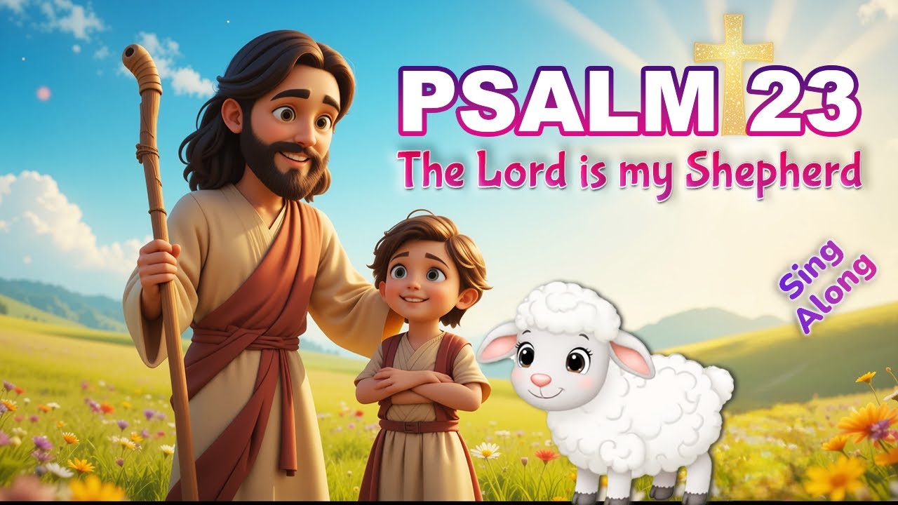 The Lord Is My Shepherd 🐑 | Psalm 23 Song for Kids | Family Friendly