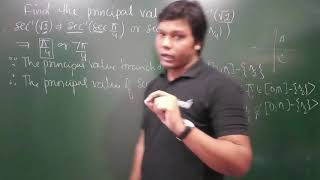 ITF - Example 9 - Find the principal value of  sec^-1 ( sqrt 2)