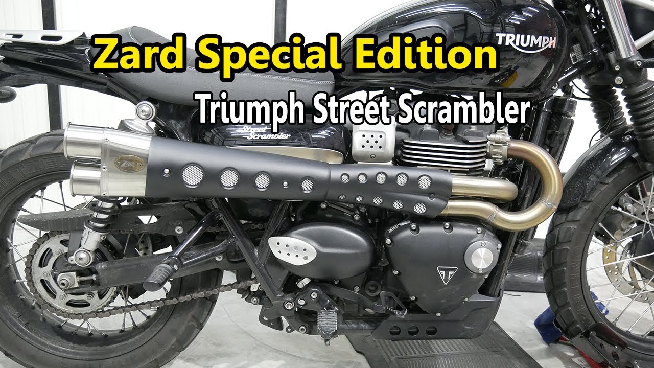 Review Zard Special Edition Triumph Street Scrambler 900
