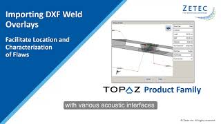 Importing DXF Weld Overlays with UltraVision Software