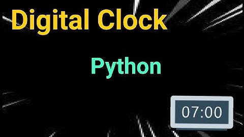 How to Create Digital Clock using python | python projects | priyansh jain | Gui Digital Clock