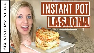 How to Make Instant Pot Lasagna for BEGINNERS!